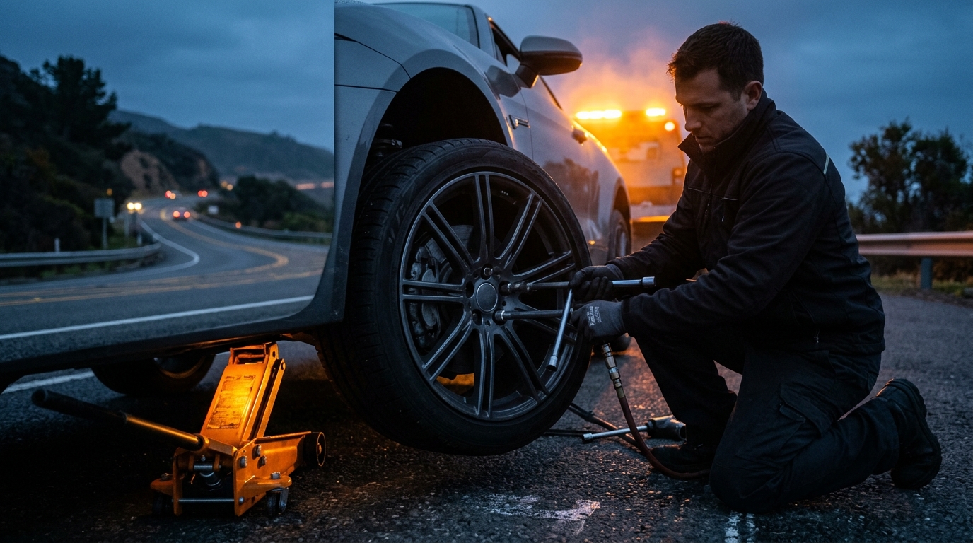 7/24 gezici seyyar mobil lastik servisi aracı